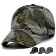 thumbnail image 4 of SPRING PARK Unisex Baseball Cap Adults Army Embroidered Design Peak Sun Baseball Cap, 4 of 8