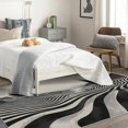thumbnail image 4 of Abstract Rugs for Living Room - Washable Rugs Optical Illusion Rug & Home Decor, 3x5 Area Rug, Psychedelic Art Deco Rugs for Entryway, Non Slip Small Indoor Door Mat, Black and White Modern Carpet, 4 of 7
