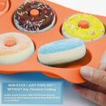 thumbnail image 5 of Molde para donas de silicona, molde antiadherente de 2 piezas, molde para donas de silicona de 6 orificios para donas, bagels y más, 5 of 5