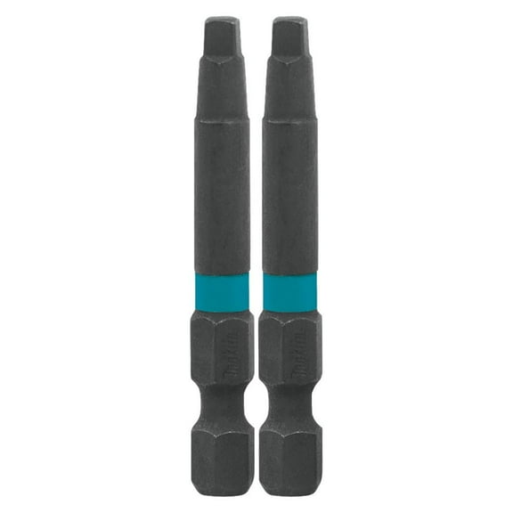 Makita-A-96718 Impact X #3 Square Recess 2â€³ Power Bit, 2/pk