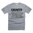 thumbnail image 5 of Mens Engineer T-shirt Engineer Funny Definition T-Shirt Engineer Gifts Father's Day Shirt (Large Black), 5 of 6