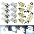 thumbnail image 7 of 14x Combo LED Car Interior Inside Lights Dome Map Door License Plate Bulbs White, 7 of 7