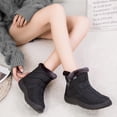 thumbnail image 2 of Nuevas botas de nieve cálidas de comercio exterior de gran tamaño para mujeres transfronterizas, 2 of 7