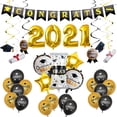 thumbnail image 2 of Graduation Banner Bunting Banner Decorative Pull Flag Graduation Party, 2 of 5