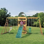 Woodcrest Wooden Play Center & Swing Set