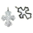 thumbnail image 5 of HOMYL 2-4pack 20 Pieces Cross Shape Blank Cabochon Bezel Settings DIY Pendants Charms 4 Pcs, 5 of 8