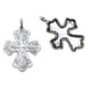 thumbnail image 4 of 20 Piezas Modelo De Cruz De Colgante Vacío De Accesorio Joya , Collar Colgante De Y Manualidades, 4 of 9