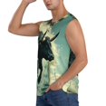 thumbnail image 3 of Balery Bull Charging Through Waves Camisetas sin mangas para hombre, absorbe la humedad y protege contra el mal olor.-XX-Large, 3 of 7