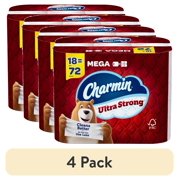 (4 pack) Charmin Ultra Strong Toilet Paper, 18 Mega Rolls