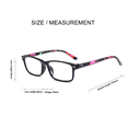 thumbnail image 2 of 3 Pairs Mens Womens Spring Hinges Reading Glasses Rectangle Readers, 2 of 5