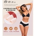 thumbnail image 4 of CF Womens Modal Underwear No Show Hipster Panties for Women Pack Full Coverage Workout Briefs Comfy Soft Smooth Ladies Gym Sports Undies(5B,3XL), 4 of 7