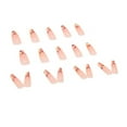 thumbnail image 4 of Fiudx Uñas Postizas de Longitud Media, 24 Tabletas con Diseño, Set de Uñas Adhesivas para Mujer (1 Ml), 4 of 6
