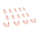 thumbnail image 4 of Fiudx Uñas Postizas de Longitud Media, 24 Tabletas con Diseño, Set de Uñas Adhesivas para Mujer (1 Ml), 4 of 6