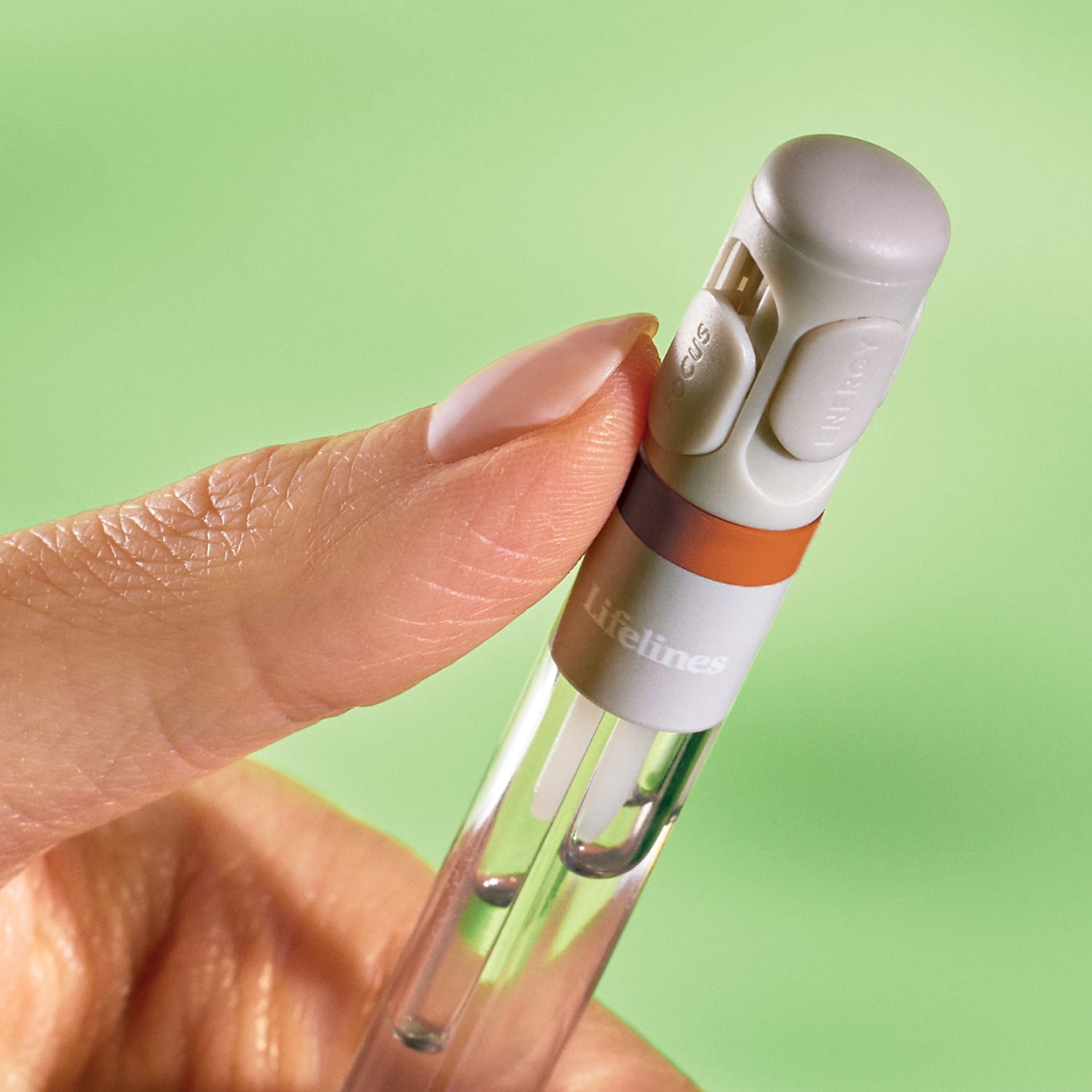 Lifelines LL123122 Essential Oil Blends Pen Diffuser, Cinnamon Roll Scent, White