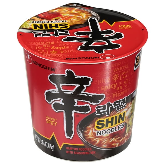Nong Shim Shin Noodle Soup Cup 2.64 oz (Pack of 30)