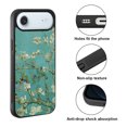 thumbnail image 2 of WIRESTER Shockproof Soft Rubber Cover Case for Apple iPhone 17 Air 6.6" 2025, Almond Blossom Van Gogh, 2 of 5