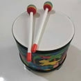 thumbnail image 4 of Tambor de piso sarrollo educativo musicales mazos Instrumento juguete Tambor para niños, 4 of 9