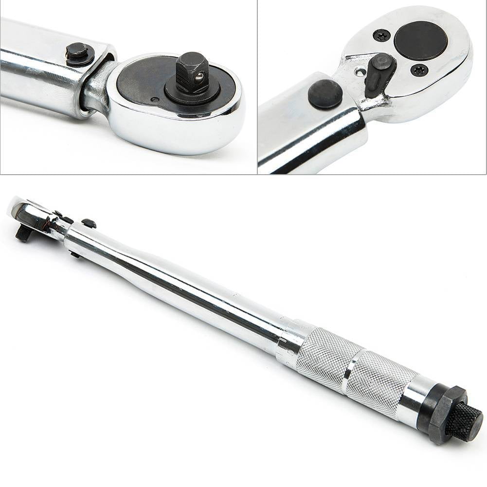Adjustable Torque Wrench 5-25Nm 1/4" Square Drive Click Hand Ratchet Spanner Tool for Bike Car