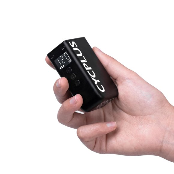 Bomba eléctrica para bicicleta CYCPLUS Tiny AS2 PRO con manómetro de 120 PSI