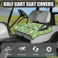 thumbnail image 3 of Whosucclay Golf Pattern Golf Cart Seat Blanket, 4 Pockets Thick 4 Front Pockets Golf Cart Seat Blanket Towel for Yamaha EZGO Club Car, 52.36" x 32.28", 3 of 7