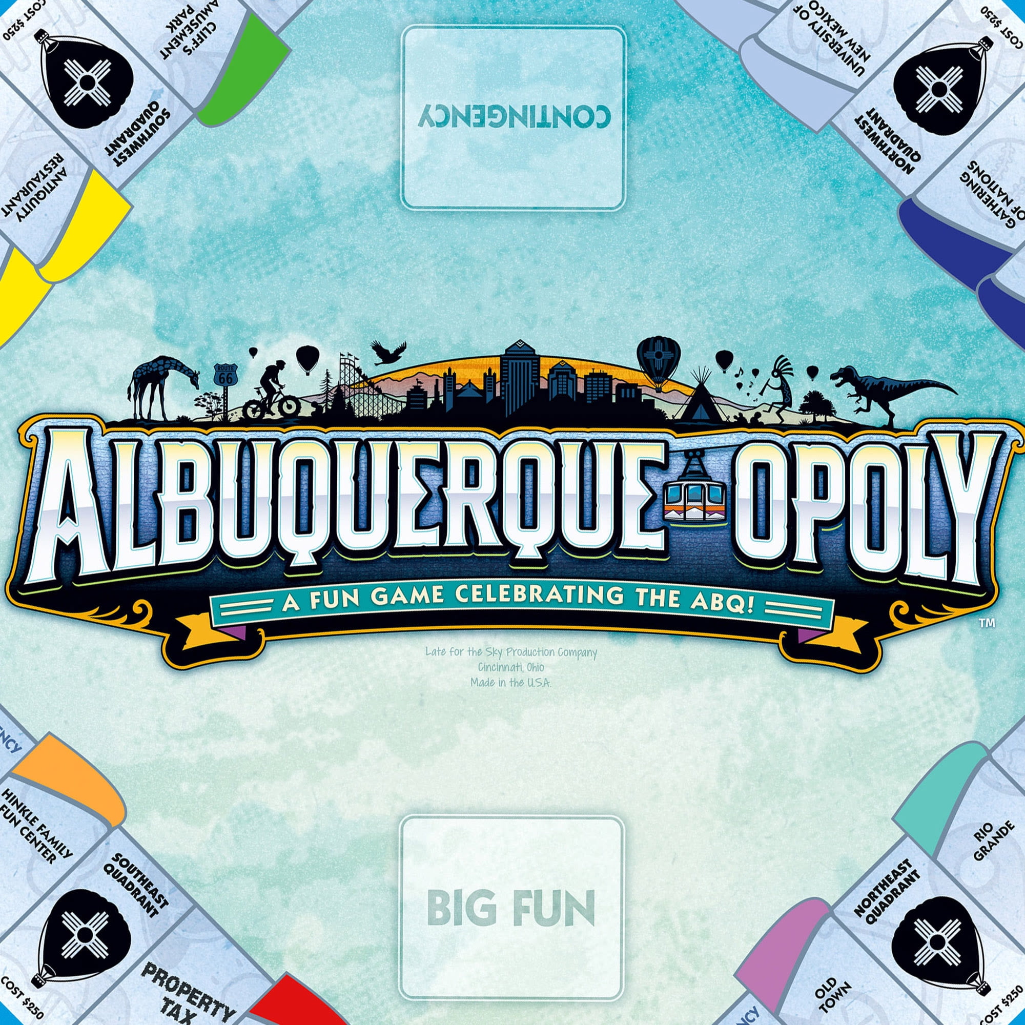 Albuquerque-Opoly City Themed Family Board Game, 2-6 Players