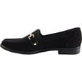 thumbnail image 3 of Women's Walking Cradles Wren Loafer Black Nubuck Leather 12 W, 3 of 6