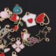 thumbnail image 5 of 30 piezas de abalorios de , suministros para manualidades, colgantes, abalorios, colgantes para manualidades, hallazgos de joyería, Yuyangstore Colgante de esmalte Joyería de bricolaje, 5 of 8