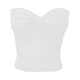 thumbnail image 2 of Top elegante sin tirantes de punto liso para mujer - Top corto con sujetador bandeau elástico para ocasiones informales o fiestas, 2 of 5