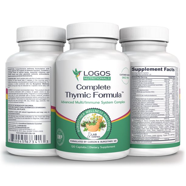 Logos Nutritionals Complete Thymic Formula™, Comprehensive Multivitamin