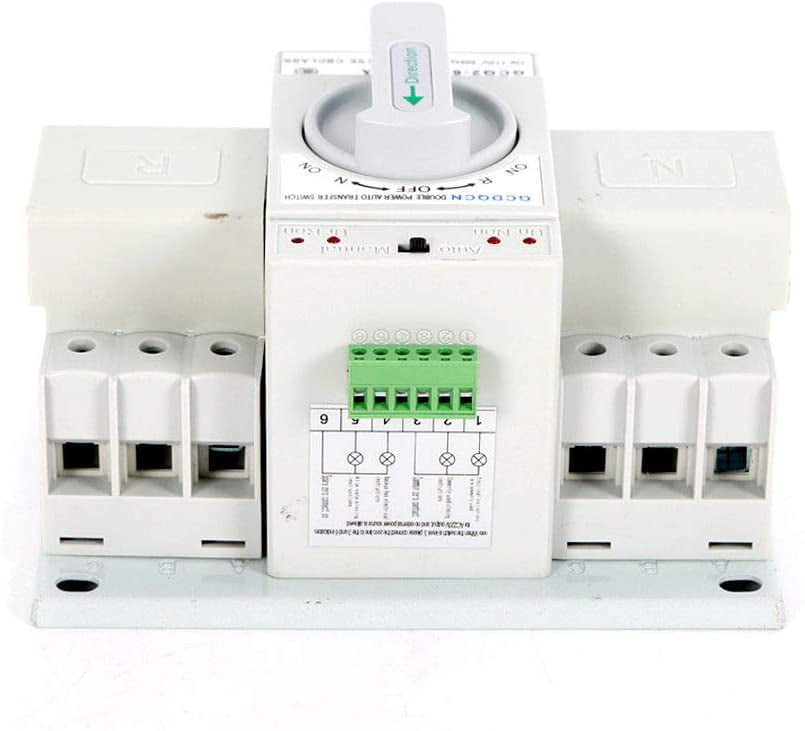 TFCFL 2P 63A 110V Automatic Transfer Switch Dual Power 50HZ/60HZ Changeover Switch 