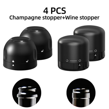 

Vacuum Red Wine Champagne Bottle Stopper Set Vip Link to Giovana Lima