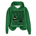 thumbnail image 3 of Some Days You Have To Put On The Hat Hoodie Halloween Witch Hoodies for Women Funny Graphic Sweatshirt Pullover Tops, 3 of 5