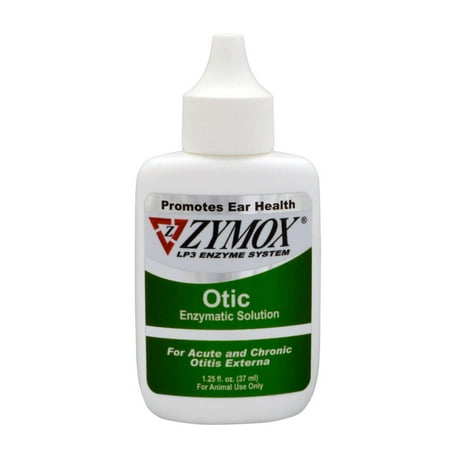 UPC: 0667334321258 | Zymox Otic Enzymatic Solution without Hydrocortisone  1.25 oz Bottle