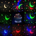 thumbnail image 3 of Haga clic para abrir la vista ampliada Luz nocturna de estrellas, lámpara de estrellas con rotación romántica de 360°, proyección de techo para niños, proyector de lámpara para niños (4 LED, 8 modos de iluminación, 2 modos de carga) - Rosa JM, 3 of 5