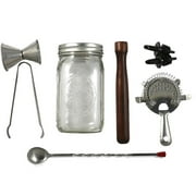 Makerskit Classic Cocktail Bar Set, Includes Hardwood Muddler by MakersKit