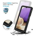 thumbnail image 5 of Samsung Galaxy A35 5G Case, IP68 Waterproof Dustproof, Built-in Screen Protector, Rugged Full Body Shockproof Protective Cover for Samsung A35 5G /4G 6.6", Black/Clear, 5 of 15