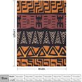 thumbnail image 2 of Cartoon Throw Blanket All Seasons Flannel Blanket, Soft Warm Plush Blankets for Couch Sofa Bed Egyptian Geometry 50"x60", 2 of 6
