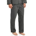 thumbnail image 3 of Hanes Men's and Big Men's Long Sleeve Long Leg Woven Pajama Set, 2-Piece, 3 of 4