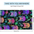 thumbnail image 3 of for  Cute Cat and Fish Stylish Soft Bath Towel Large Hand Towels Multipurpose for Bathroom, Hotel, Gym and Spa, 31''x51'', 3 of 13