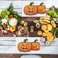 thumbnail image 5 of Fall Aesthetic Placemat Art Logo Cartoon Style Vector Graphic Fade-Resistant Placemats Durable Cute Simple Line Pumpkin Placemats for Dining Table Home Kitchen 6PCS 17.7x13 Inches, 5 of 6
