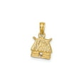 thumbnail image 4 of 14k Yellow Gold Log Cabin Pendant with Thatched Roof, Rustic Hut Charm for Necklace or Bracelet, Symbolic Home Heritage Jewelry for Women or Unisex Wear, 4 of 7