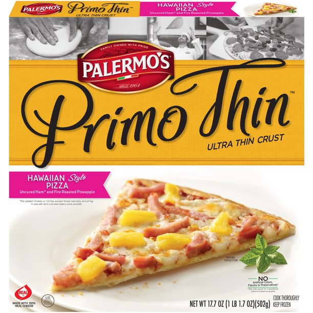 Palermo's® Primo Thin? Ultra Thin Crust Hawaiian Style Pizza 17.7 oz