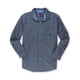 thumbnail image 1 of Chaps - Camisa con botones de fácil cuidado para hombre, azul, mediano Chaps Botones al frente, 1 of 2