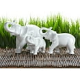 thumbnail image 4 of Abbott Collection Ceramic Elephant Figurine, White (Small), 4 of 4