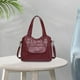 thumbnail image 1 of Bolso de hombro de piel sintética tipo hobo, suave, para mujer, ideal para ir de compras, a diario y para el trabajo. Rojo, 1 of 9