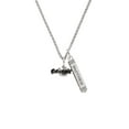 thumbnail image 2 of Delight Jewelry Silvertone Black Cowgirl Silvertone Mother Daughter Bar Charm Necklace, 23", 2 of 4