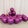 thumbnail image 6 of Chrome Purple Balloons 12 inch Metallic Latex Balloons Double Layered Birthday Wedding Party Decorations 53 pcs, 6 of 6