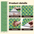 thumbnail image 5 of Peel and Stick Wallpaper 23.6in x 9.8ft Seamless Kiwi Fruit Slice Green Teal Abstract Contact Paper Vinyl Waterproof Self Adhesive Wall Paper for Bedroom Shelf Cabinet Renter Friendly, 5 of 8
