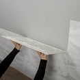 thumbnail image 5 of Palisade 25.6in x 14.8in Vinyl Wall Tile Shower Kit in Iced Pewter, 5 of 8