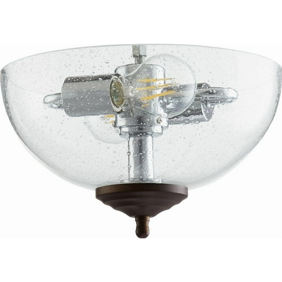 Quorum Lighting - LED Fan Light Kit - Light Kit - 13W 2 LED Bowl Flush Mount in